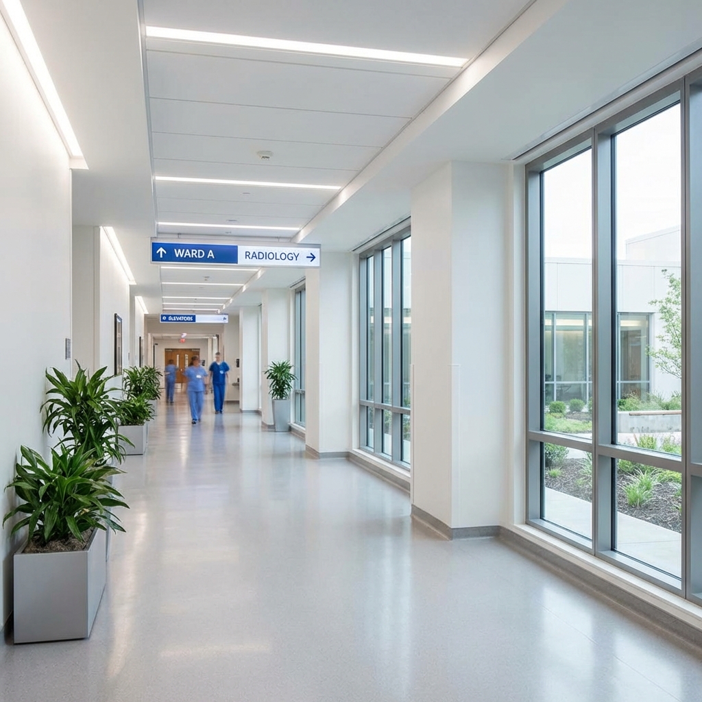 Clean Hospital Corridor